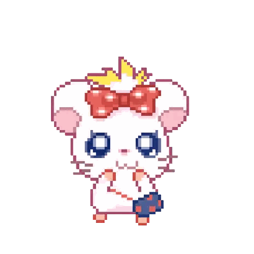 Heart Shaped Donut With Crown Sticker