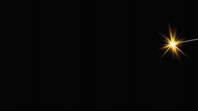 Heart Shaped Light On Black Background GIF