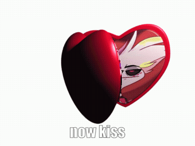 Heart Shaped Mirror With Man And Word Honour GIF