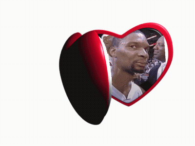 Heart Shaped Mirror With Man In White Shirt GIF