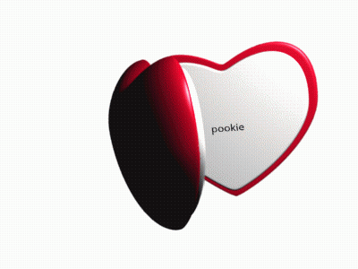 Heart Shaped Pookie Item With Picture GIF