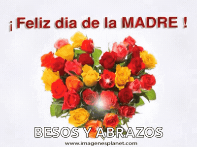 Heart-Shaped Rose Bouquet Feliz Dia De La Madre GIF