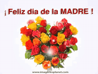 Heart Shaped Rose Bouquet Feliz Dia De La Madre GIF