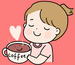 Heart Steam Cafe GIF