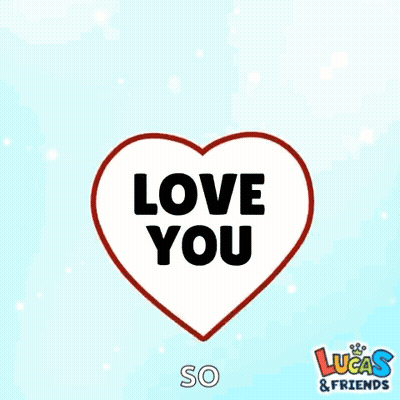 Heart Surrounded By Red Roses Saying Love You GIF