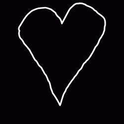 Heart To Rooster Transition Loop GIF