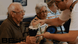 Heart Warming Playing Senile Old Man GIF