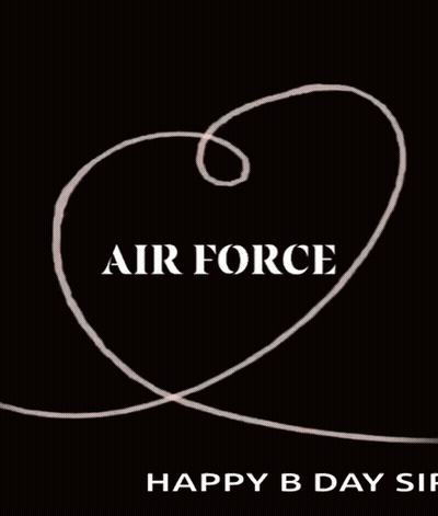 Heart With Air Force GIF