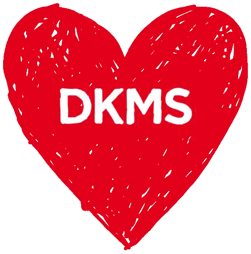 Heart With DKMS Sticker