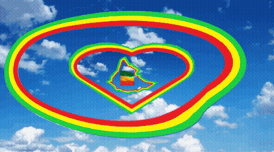 Heart With Flag GIF