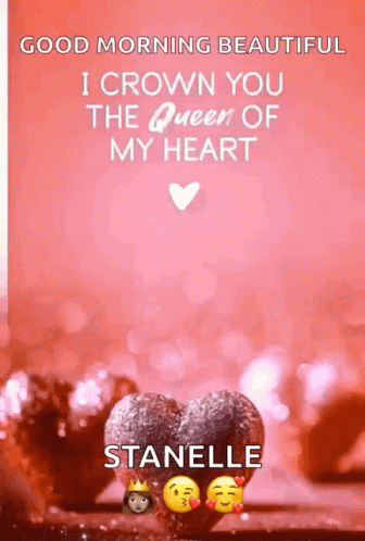 Heart With Good Morning Beautiful Message GIF