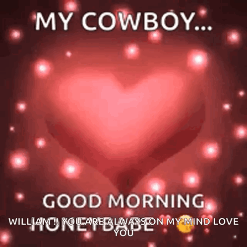 Heart With Good Morning William Love GIF