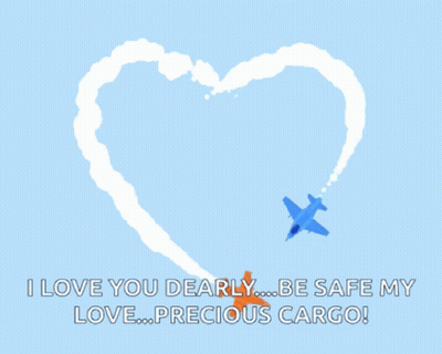 Heart With I Love You Dearly Be Safe My Love Precious Cargo GIF