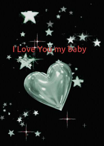 Heart With I Love You My Baby GIF