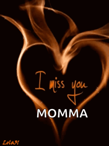 Heart With I Miss You Momma GIF