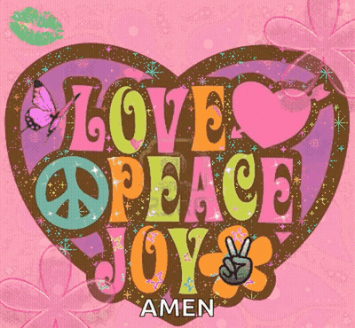 Heart With Love Peace Joy GIF