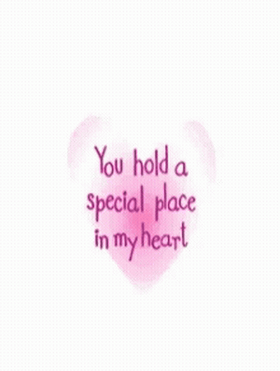Heart With Pink Roses You Hold A Special Place GIF