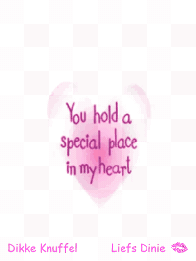 Heart With Pink Roses You Hold Special Place My Heart GIF