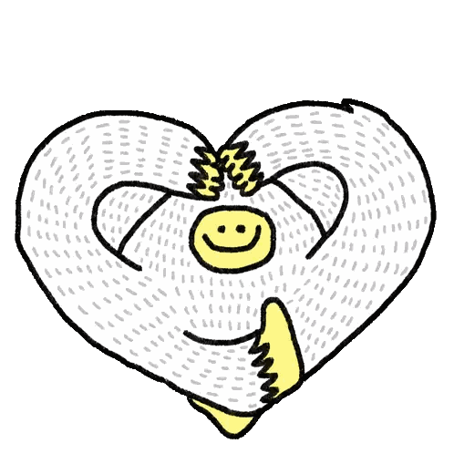 Heart With Smiley Face And Lub Chu Sticker