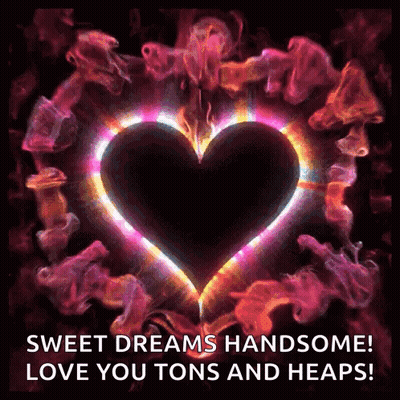 Heart With Smoke Sweet Dreams Handsome Love You GIF