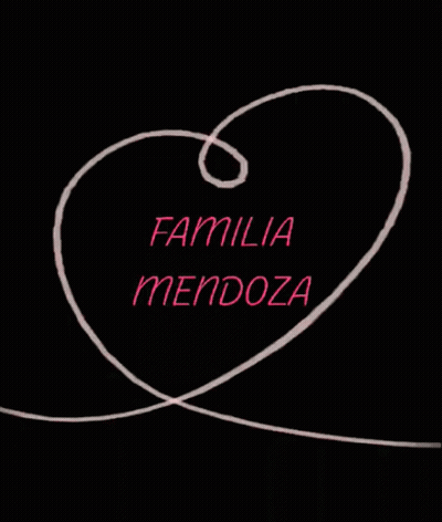 Heart With Words Familia Mendoza GIF