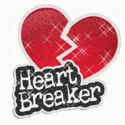 Heartbreaker Glitters Breaking Up GIF