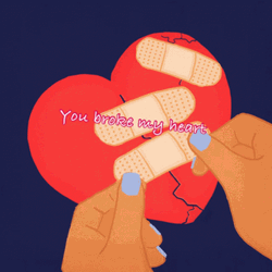 Heartbroken Band Aid Cover GIF