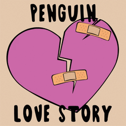 Heartbroken Heart Penguin Love Story GIF