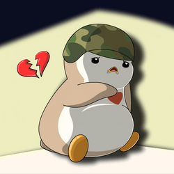 Heartbroken Heart Pudgy Penguins GIF