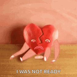 Heartbroken I Was Not Ready GIF
