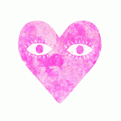 Heartbroken Pink Heart Tears  GIF