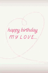 Hearts Strings Happy Birthday Husband GIF