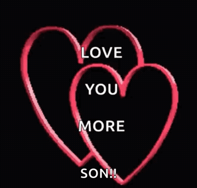 Hearts With Love You More Son GIF