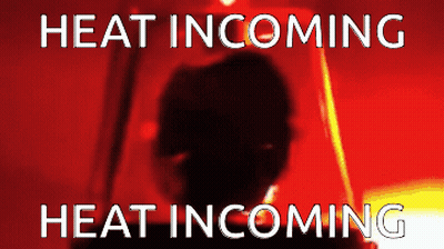 Heat Incoming Text GIF