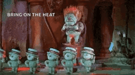 Heat Miser And Minions Bring On The Heat GIF
