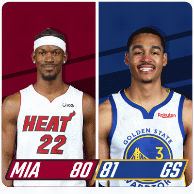 Heat Vs Golden State Basketball Players GIF