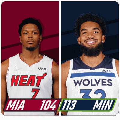 Heat Vs Wolves Basketball Players GIF