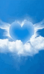 Heaven Heart Shape Clouds GIF