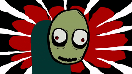 Heavy Breathing Creepy Salad Fingers GIF