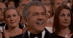 Heavy Breathing Mel Gibson GIF