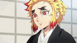 Heavy Flowing Tears Rengoku Death GIF