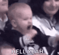 Heck Yeah Excited Toddler Scream GIF