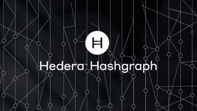 Hedera Hashgraph Logo Black Background GIF