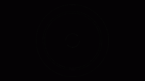 Hedera Hashgraph Logo On Black Background With Circles GIF