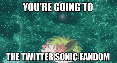 Hedgehog Cartoon You're Going To The Twitter Sonic Fandom GIF