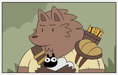 Hedgehog Holding Cat GIF