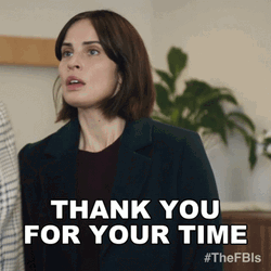 Heida Reed Thank You For Your Time GIF