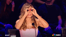 Heidi Klum Spy Glasses GIF