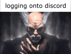 Heihachi Logging Into Discord GIF