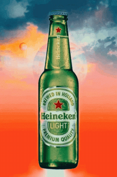 Heineken Light Bottle Brewed In Holland GIF